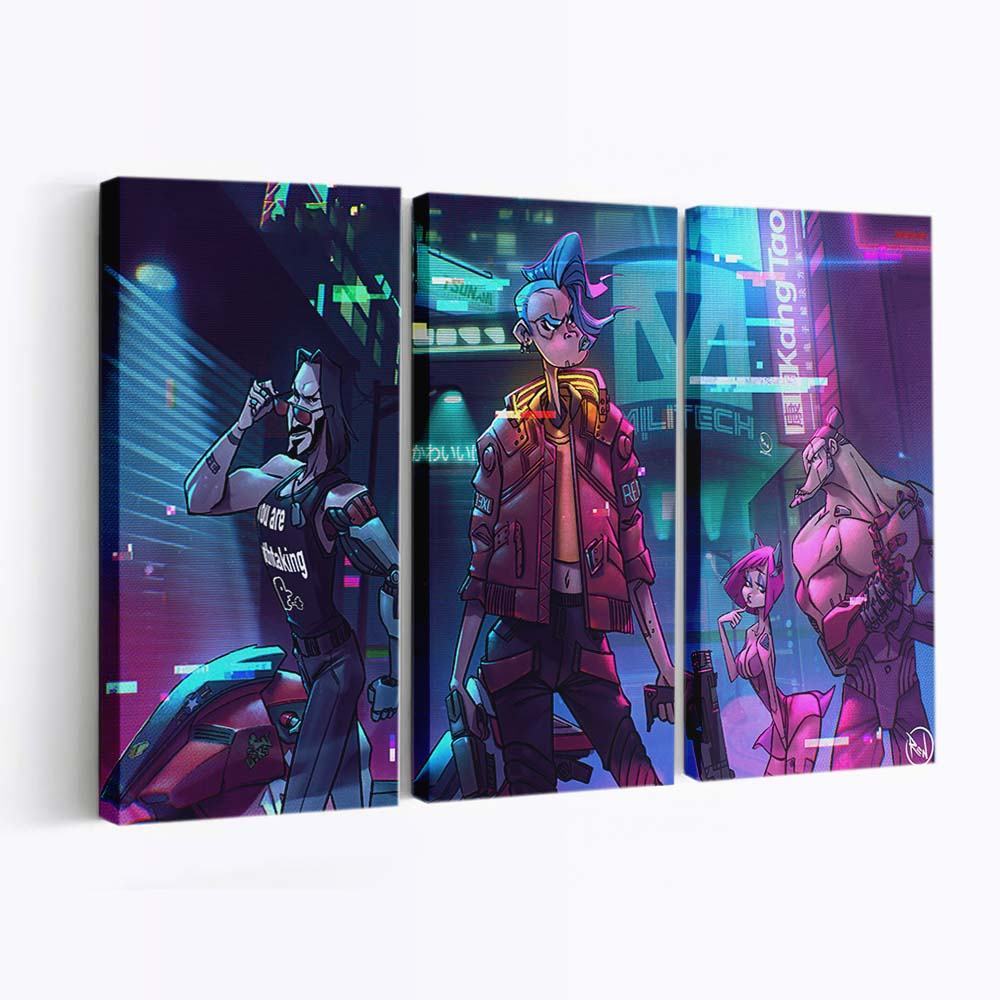 cyberpunk 2077 game illustration 5k 9q